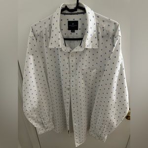 American Eagle Causal Short in White & Blue, Size XXL